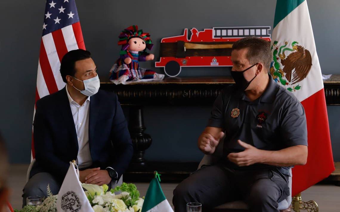 Nava meets with California Firefighters – Local News, Police, about Mexico and the World |  Querétaro newspaper