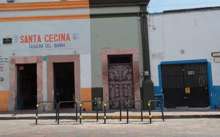 Colocaron 15 aparca bicis en el Centro Hist rico de Quer taro